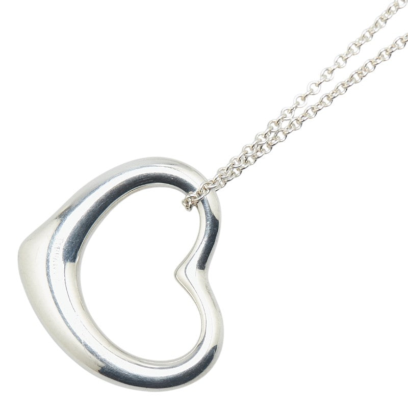 ティファニー オープンハート ネックレス SV925 シルバー レディース TIFFANY&Co. 【中古】