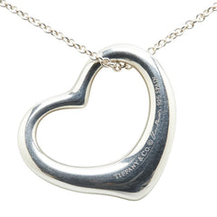 ティファニー オープンハート ネックレス SV925 シルバー レディース TIFFANY&Co. 【中古】