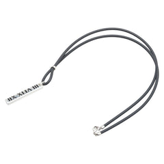 ティファニー アトラス ネックレス シルバー ブラック SV925 シルバー ラバー レディース TIFFANY&Co. 【中古】