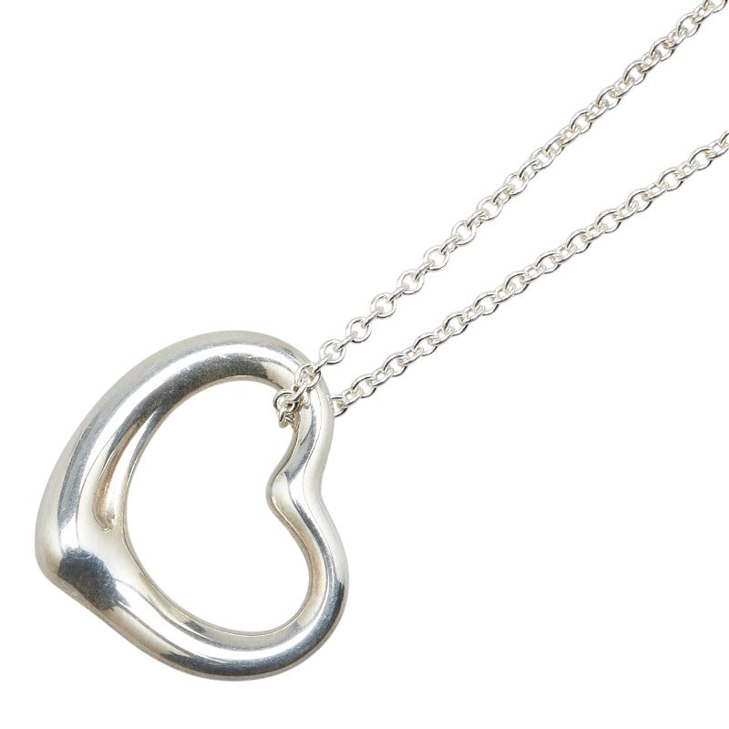 ティファニー オープンハート ネックレス SV925 シルバー レディース TIFFANY&Co. 【中古】