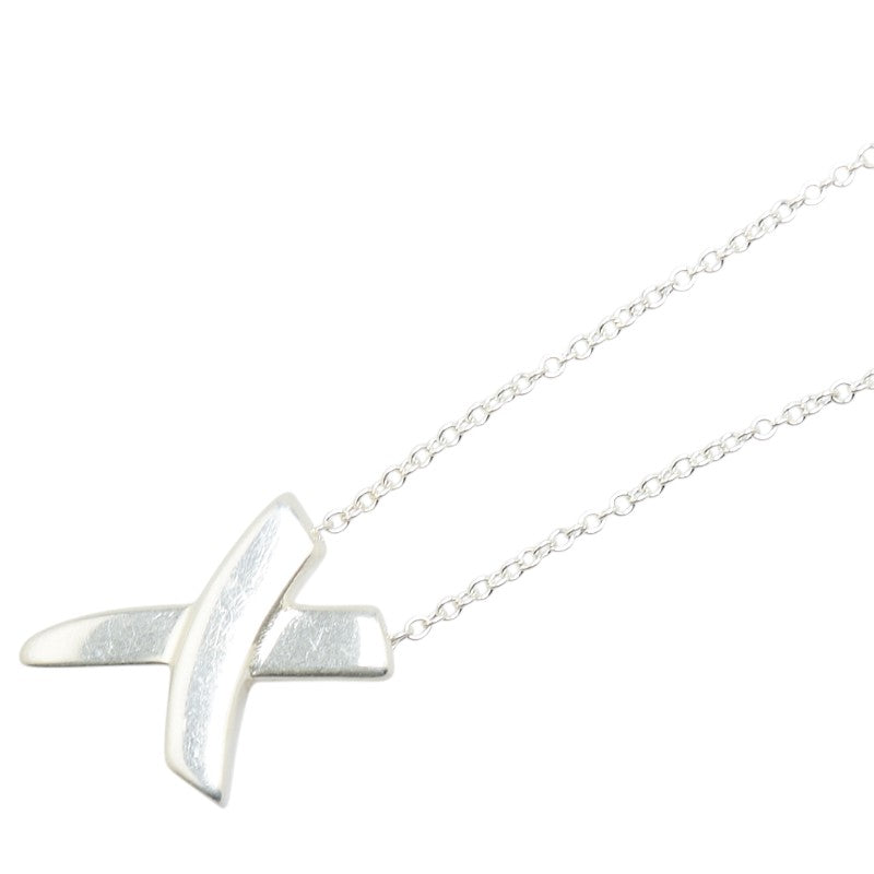 ティファニー キス ネックレス SV925 シルバー レディース TIFFANY&Co. 【中古】