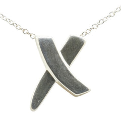 ティファニー キス ネックレス SV925 シルバー レディース TIFFANY&Co. 【中古】