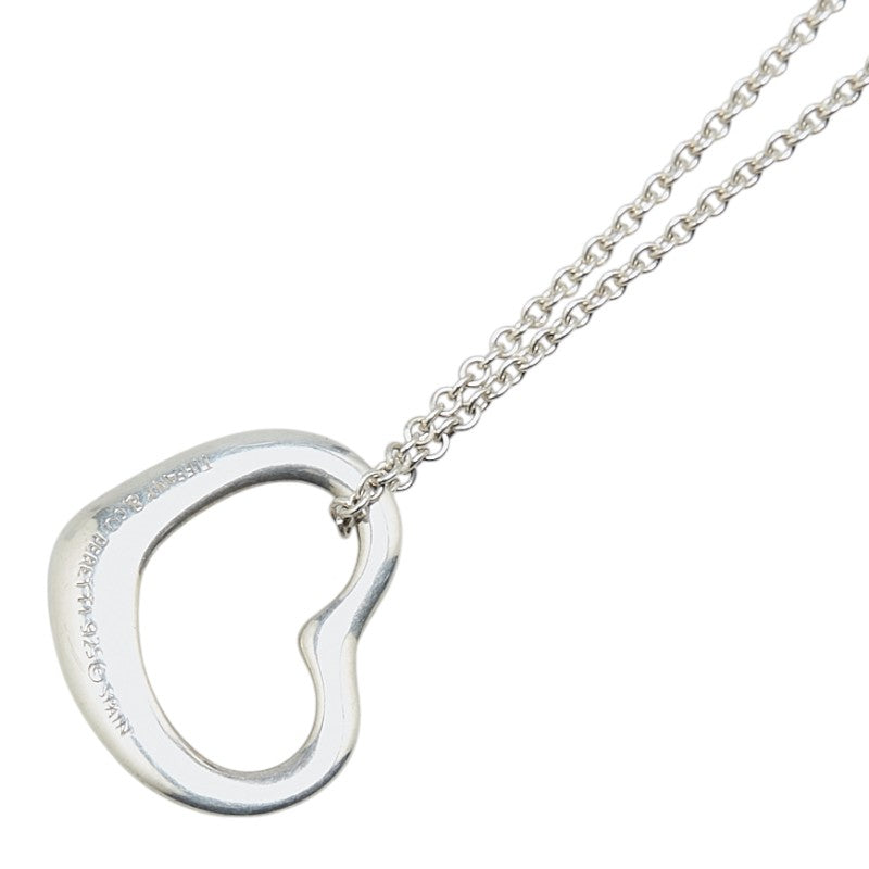 ティファニー オープンハート ネックレス SV925 シルバー レディース TIFFANY&Co. 【中古】