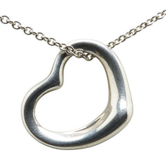 ティファニー オープンハート ネックレス SV925 シルバー レディース TIFFANY&Co. 【中古】