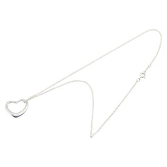 ティファニー オープンハート ネックレス SV925 シルバー レディース TIFFANY&Co. 【中古】