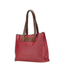 ロベルタ ディ カメリーノ トートバッグ レッド ブラウン PVC レザー レディース Roberta di Camerino 【中古】