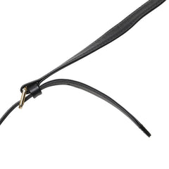 ジュンコ コシノ 斜め掛け ショルダーバッグ ブラック レザー レディース JUNKO KOSHINO 【中古】