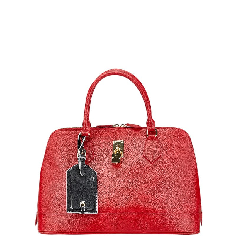 サマンサタバサ ハンドバッグ レッド レザー レディース Samantha Thavasa 【中古】