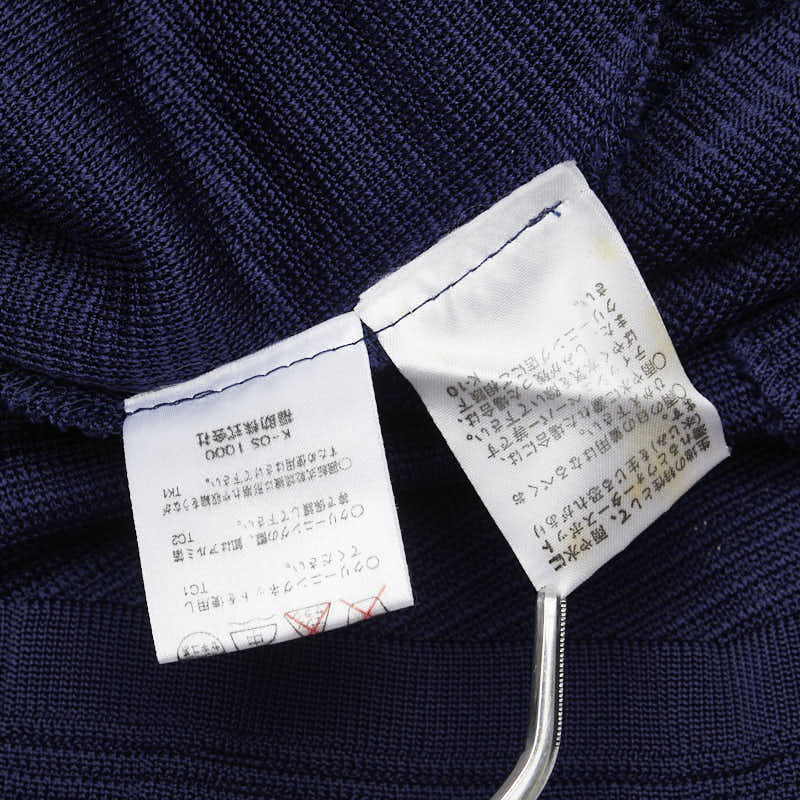 サンローラン カーディガン 半袖 サイズ：L ネイビー レーヨン レディース SAINT LAURENT 【中古】