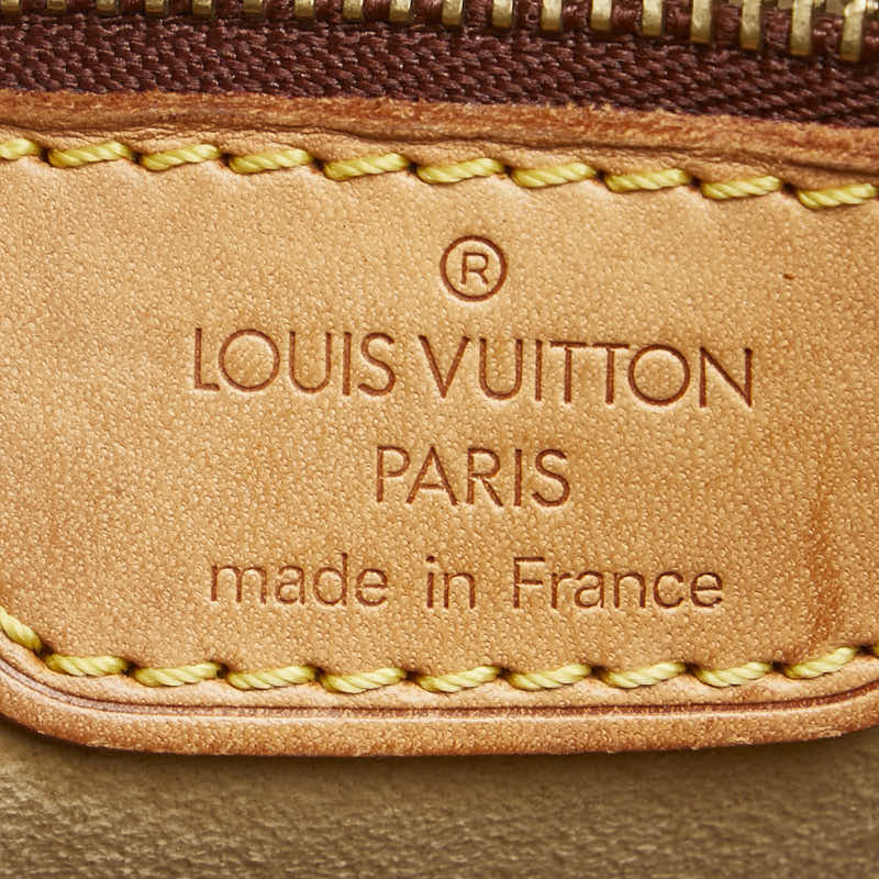 ルイ ヴィトン モノグラム ルーピングMM ワンショルダーバッグ ハンドバッグ M51146 ブラウン PVC レザー レディース LOUIS VUITTON 【中古】