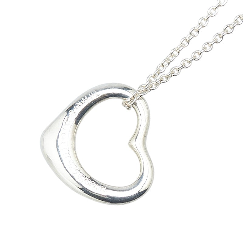 ティファニー オープンハート ネックレス SV925 シルバー レディース TIFFANY&Co. 【中古】