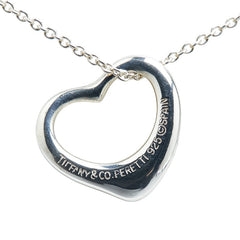 ティファニー オープンハート ネックレス SV925 シルバー レディース TIFFANY&Co. 【中古】