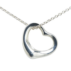 ティファニー オープンハート ネックレス SV925 シルバー レディース TIFFANY&Co. 【中古】