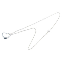 ティファニー オープンハート ネックレス SV925 シルバー レディース TIFFANY&Co. 【中古】