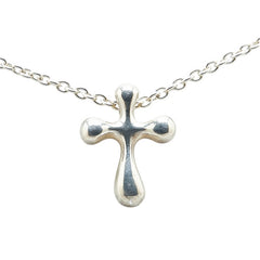 ティファニー スモールクロス ネックレス スターリングシルバー レディース TIFFANY&Co. 【中古】