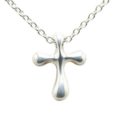 ティファニー スモールクロス ネックレス スターリングシルバー レディース TIFFANY&Co. 【中古】