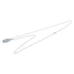 ティファニー リターン トゥ ティファニー オーバルタグ ロングネックレス ボールチェーン SV925 シルバー レディース TIFFANY&Co. 【中古】