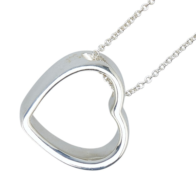 ティファニー ジオメトリック オープンハート ネックレス SV925 シルバー レディース TIFFANY&Co. 【中古】