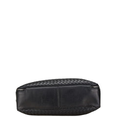 ボッテガヴェネタ イントレチャート ハンドバッグ ショルダーバッグ 2WAY ブラック レザー レディース BOTTEGAVENETA 【中古】