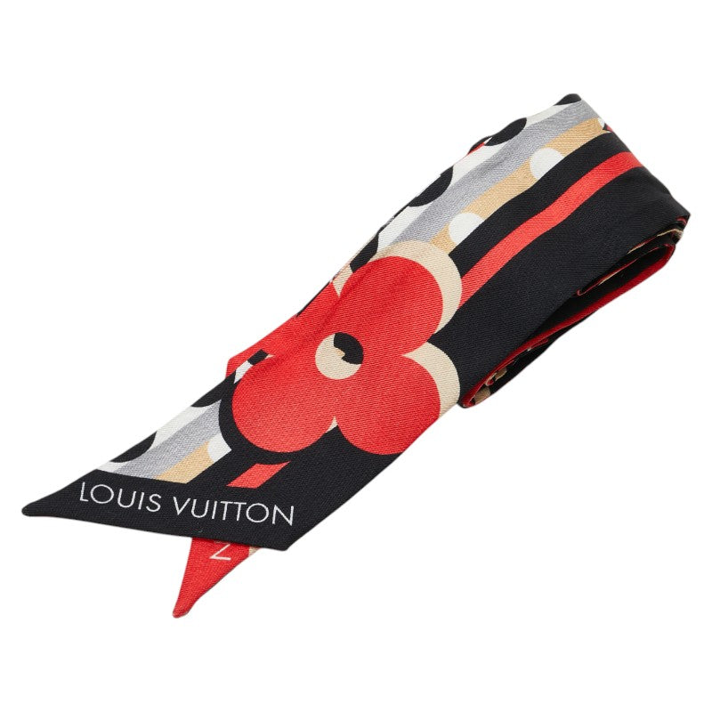 ルイ ヴィトン モノグラム バンドー BB ポップ スカーフ M76187 ブラック マルチカラー シルク レディース LOUIS VUITTON 【中古】
