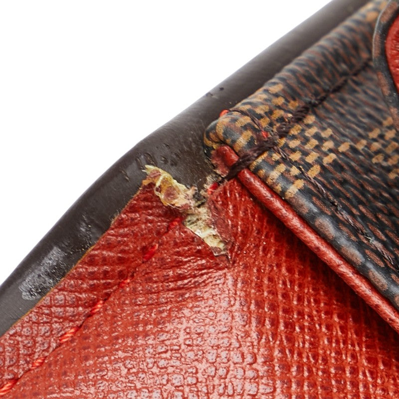 ルイ ヴィトン ダミエ トライベッカ ミニ ショルダーバッグ ハンドバッグ N51162 ブラウン PVC レザー レディース LOUIS VUITTON 【中古】
