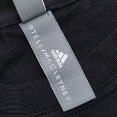 ステラマッカートニー × アディダス Tシャツ サイズ:2XS ブラック コットン レディース Stella McCartney 【中古】