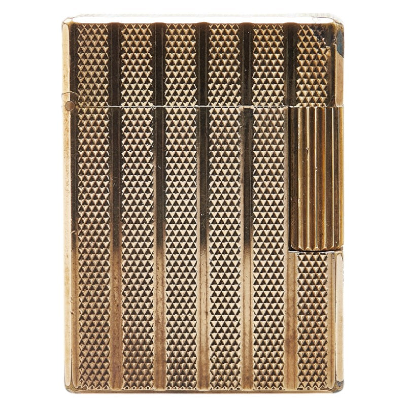 デュポン ライン1 フランス製 着火確認済 ガスライター 喫煙具 ゴールド メッキ メンズ Dupont 【中古】