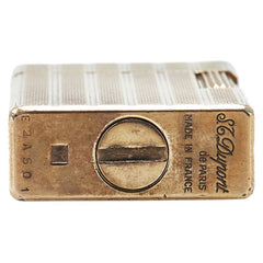 デュポン ライン1 フランス製 着火確認済 ガスライター 喫煙具 ゴールド メッキ メンズ Dupont 【中古】