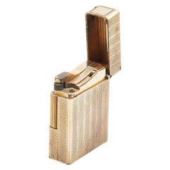 デュポン ライン1 フランス製 着火確認済 ガスライター 喫煙具 ゴールド メッキ メンズ Dupont 【中古】