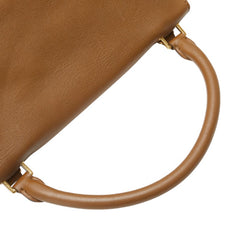 セリーヌ トラペーズ トリコロール ハンドバッグ ショルダーバッグ 2WAY ブラウン ブラック ネイビー レザー スエード レディース CELINE 【中古】