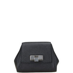 ボッテガヴェネタ ベルトバッグ クラッチバッグ 631117 ブラック レザー レディース BOTTEGAVENETA 【中古】