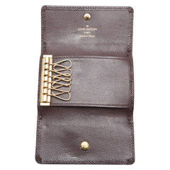 ルイ ヴィトン タイガ ミュルティクレ6 キーケース M30536 アカジュー ブラウン PVC レザー メンズ LOUIS VUITTON 【中古】