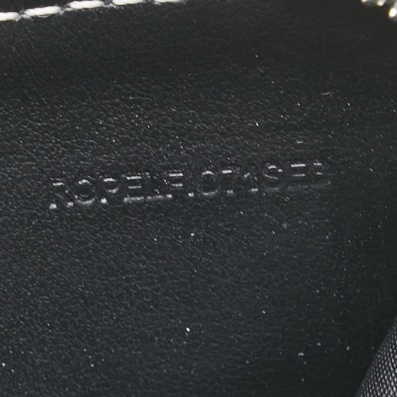 バーバリー ホースフェリー プリント コインケース カードケース ブラック ベージュ キャンバス レザー レディース BURBERRY 【中古】