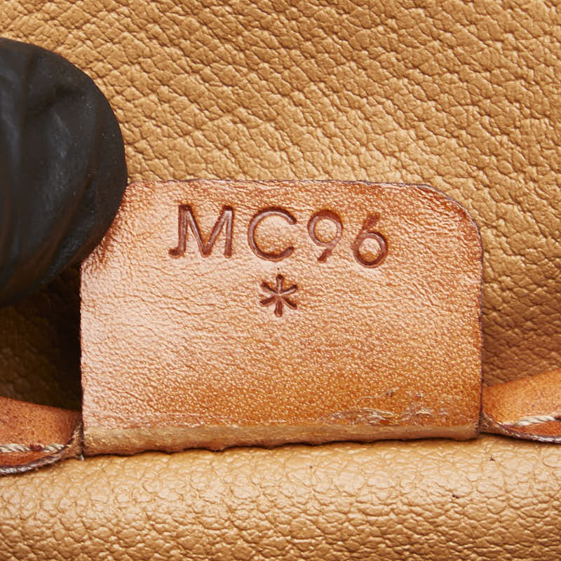 セリーヌ マカダム リュック バックパック ブラウン PVC レザー レディース CELINE 【中古】