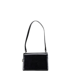 サルヴァトーレフェラガモ ガンチーニ ハンドバッグ ワンショルダーバッグ ブラック レザー レディース Salvatore Ferragamo 【中古】
