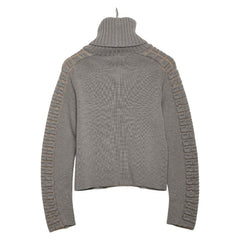 シャネル タートルネックニット サイズ:42 P16507V00838 グレー ウール レディース CHANEL 【中古】