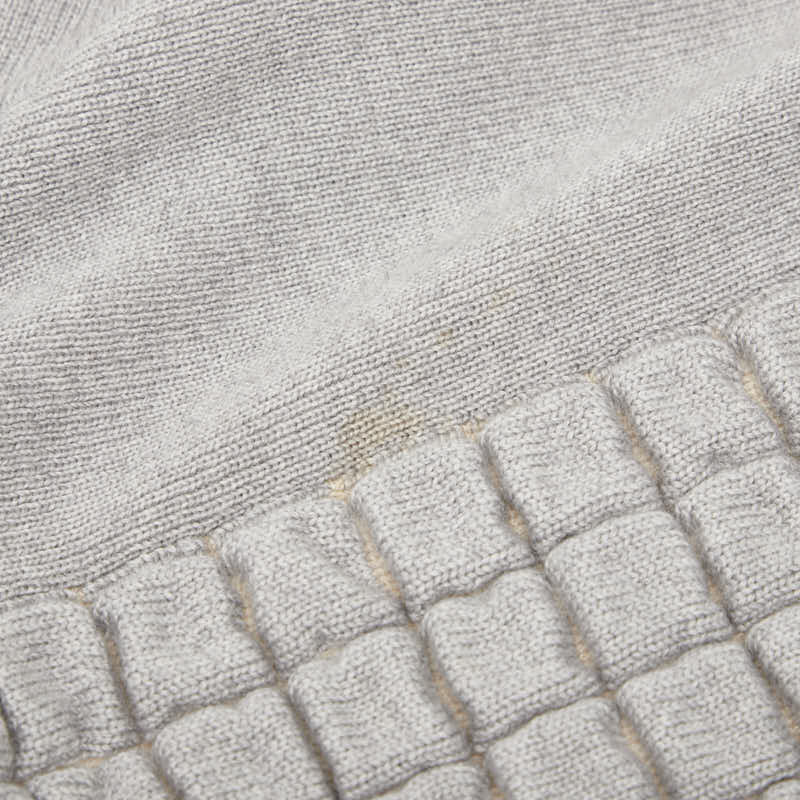 シャネル タートルネックニット サイズ:42 P16507V00838 グレー ウール レディース CHANEL 【中古】