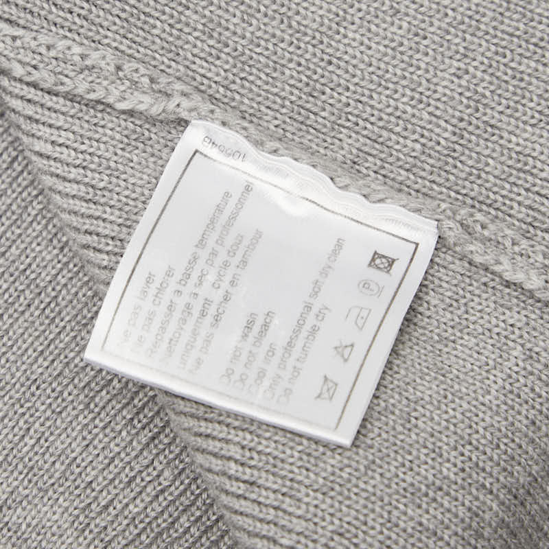 シャネル タートルネックニット サイズ:42 P16507V00838 グレー ウール レディース CHANEL 【中古】
