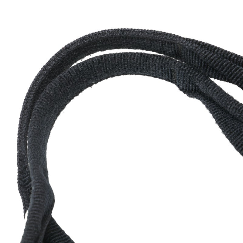 シャネル 旧トラベルライン ハンドバッグ トートバッグ ブラック ホワイト ナイロン レディース CHANEL 【中古】