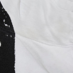 バーバリー ロゴ 半袖Ｔシャツ サイズ:M ホワイト ブラック コットン メンズ BURBERRY 【中古】