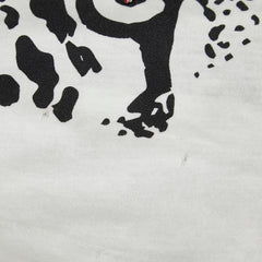 サンローラン ベイビーキャット Tシャツ サイズ：M ホワイト ブラック コットン レディース SAINT LAURENT 【中古】