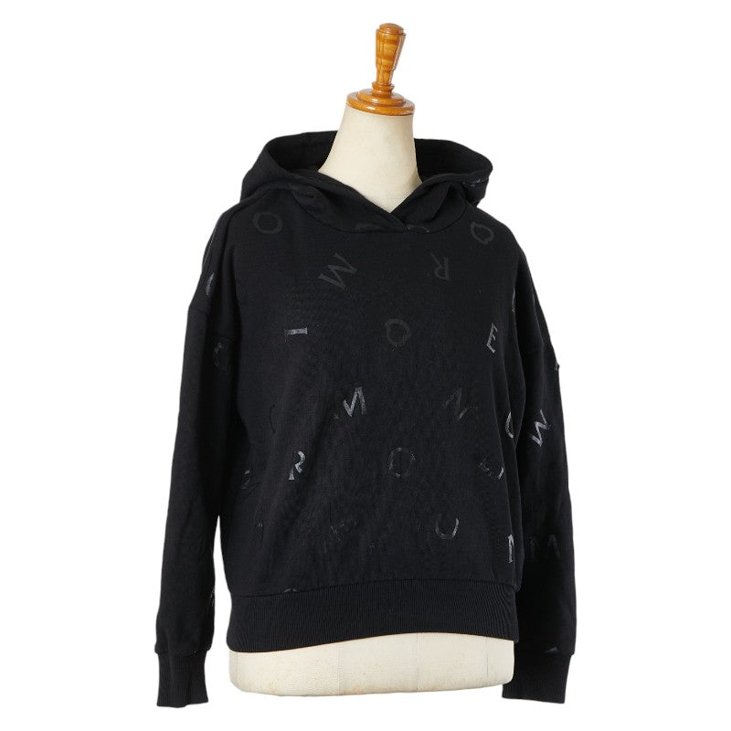 モンクレール パーカー フーディー サイズ：12A ブラック コットン キッズ MONCLER 【中古】