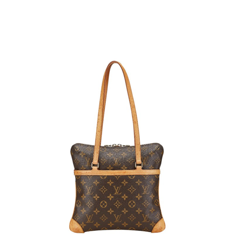 ルイ ヴィトン モノグラム クーサンGM ショルダーバッグ M51141 ブラウン PVC レザー レディース LOUIS VUITTON 【中古】