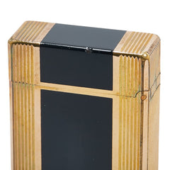 デュポン ライン1 都彭 ローラー式 喫煙具 着火不可 ガスライター ゴールド ブラック ラッカー メンズ Dupont 【中古】