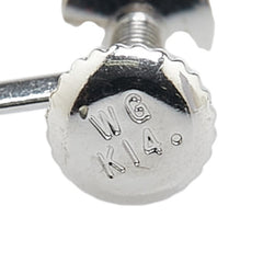 K14WG ホワイトゴールド アコヤパール7.5～7.6mm イヤリング レディース 【中古】