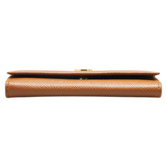 ブルガリ ブルガリブルガリ ロング 6連 キーケース ブラウン レザー レディース BVLGARI 【中古】