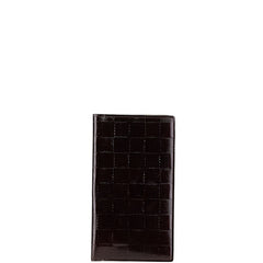 ルイ ヴィトン ダミエ ヴェルニ アジェンダ コンパクト 手帳カバー M99112 ブラウン パテントレザー レディース LOUIS VUITTON 【中古】