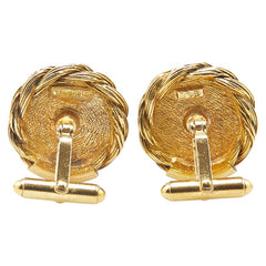 シャネル ヴィンテージ ココマーク カフス ゴールド ブラック メッキ レディース CHANEL 【中古】