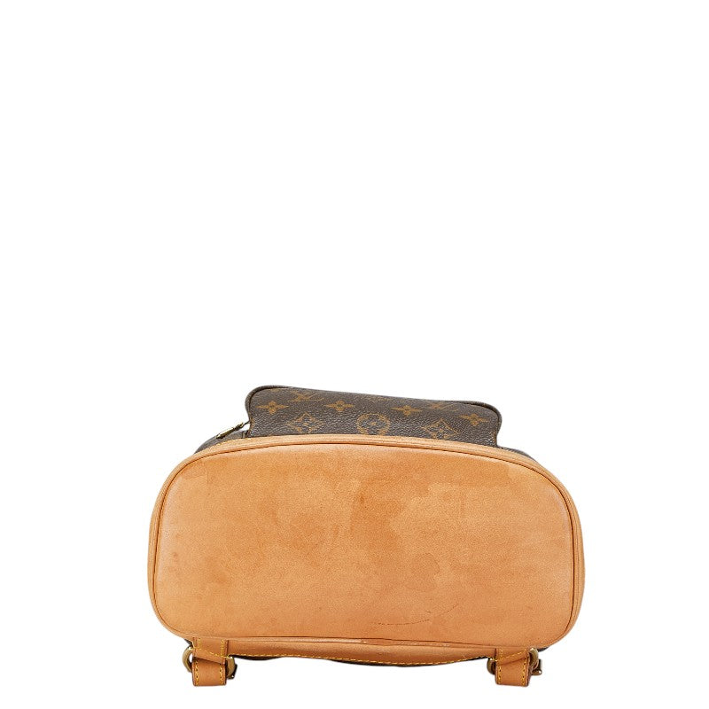 ルイ ヴィトン モノグラム モンスリMM リュック バックパック M51136 ブラウン PVC レザー レディース LOUIS VUITTON 【中古】
