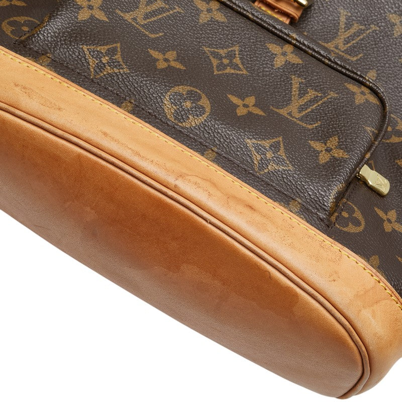 ルイ ヴィトン モノグラム モンスリMM リュック バックパック M51136 ブラウン PVC レザー レディース LOUIS VUITTON 【中古】